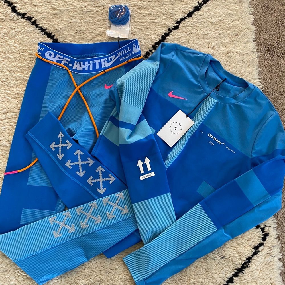 Off-White Blue Track Pants & Joggers